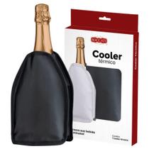 Cooler Bolsa Térmica Preto Com Gel Vinho Espumante Boccati