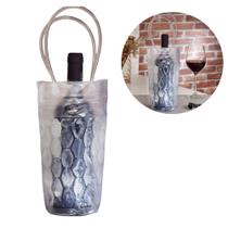 Cooler Bolsa Térmica Transparente com Gel Vinhos Espumantes Garrafas de 9cm Linha L'Primeur Prana