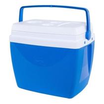 Cooler Caixa Térmica 12 Litros Mor Portátil 13 Latas com Alça Azul Vermelho Preto Cooler Caixa Térmica 12 Litros Mor Portátil 13 Latas com Alça Azul Vermelho Preto
