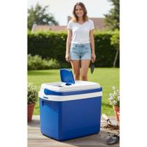 Cooler Caixa Térmica 32L Azul - Geladeira Portátil Cooler Caixa Térmica 32L Azul - Geladeira Portátil