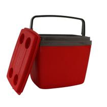 Cooler Caixa Térmica 34 Litros com Porta Latas Praia Piscina Vermelho Garden Life