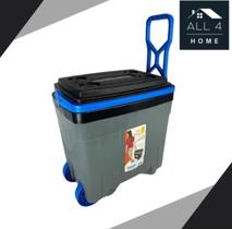 Cooler Caixa Térmica 34 Litros com Rodinha Camping Pesca Praia Caixa Termica