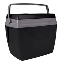Cooler Caixa Térmica 34 Litros Praia Churrasco Cerveja Sorvete Preta