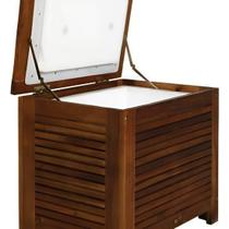 Cooler Caixa Térmica Box Madeira 42X57X50Cm - Outdoor