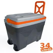 Cooler Caixa Térmica com Rodas 34 litros 46 latas - Antares