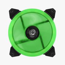 Cooler com 15 LEDs 12cm Colorido, Verde CL-120