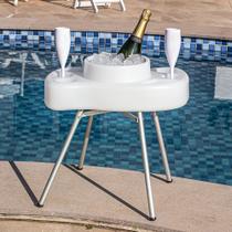Cooler com Porta Copos Pool Party com Suporte Cooler com Porta Copos Pool Party com Suporte