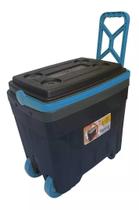 Cooler Com Rodinha Caixa Térmica 34 Litros Camping Pesca