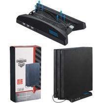 Cooler Compatível Com PlayStation 4 Pro Suporte Carregador Hub 3 USB Base