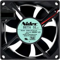 Cooler D08A-24TS2 24V 5.52W 0.23A 8025 G1 Garantia 2 Anos Cooler D08A-24TS2 24V 5.52W 0.23A 8025 G1 Garantia 2 Anos