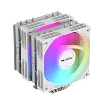 Cooler De Ar Para CPU ARGB Sync COOLLEO A60 Com 6 Tubos De Calor, Torre Dupla, 255W TDP,