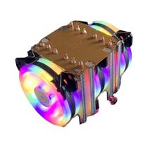 Cooler De Ar RGB X99 Para CPU Com 6 Heatpipes Para Intel LGA 1150 1151 1156 1366 1200 1700 2011 X79 Cooler De Ar RGB X99 Para CPU Com 6 Heatpipes Para Intel LGA 1150 1151 1156 1366 1200 1700 2011 X79