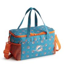 Cooler de Bebidas Vera Bradley NFL Miami Dolphins, 36x20x20 cm
