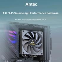 Cooler De CPU Antec A37 90mm PWM LGA1700 Com 4 Heat Pipes E Radiador De Ar Para Gabinete ITX Pequeno Cooler De CPU Antec A37 90mm PWM LGA1700 Com 4 Heat Pipes E Radiador De Ar Para Gabinete ITX Pequeno
