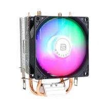Cooler De CPU Bajeal A200 Com Ventoinha Retroiluminada De 90mm, 2 Heatpipes, Compatível Com Intel Cooler De CPU Bajeal A200 Com Ventoinha Retroiluminada De 90mm, 2 Heatpipes, Compatível Com Intel