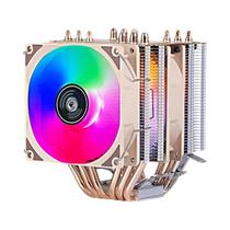 Cooler De CPU Com Ventilador De 90mm, Resfriamento a Ar, Torres Duplas, 4/6 Heat Pipes, Compatível