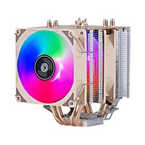 Cooler De CPU Com Ventilador De 90mm, Resfriamento a Ar, Torres Duplas, 4/6 Heat Pipes, Compatível