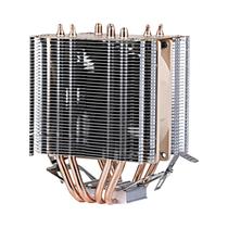 Cooler De CPU Com Ventilador De 90mm, Resfriamento a Ar, Torres Duplas, 4/6 Heat Pipes, Compatível