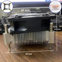 Cooler De CPU PWM 120W 80MM Com Ventoinha De Núcleo De Cobre 4PIN Para Intel 1150 1151 1155 1156