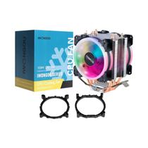 Cooler De CPU RGB Silencioso Com Radiador De 90mm, 4 Heatpipes, Conector De 4 Pinos Para Intel LGA Cooler De CPU RGB Silencioso Com Radiador De 90mm, 4 Heatpipes, Conector De 4 Pinos Para Intel LGA
