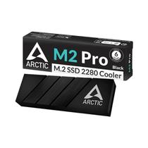 Cooler De Dissipador De Calor ARCTIC M2 pro Preto Para SSD M.2 2280 Compatível Com Consoles De Jogos