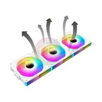 Cooler De Gabinete Silencioso ARGB 120 RGB Infinity Mirror Uni Fan 3 Em 1 Sem Fio Com Lâmina