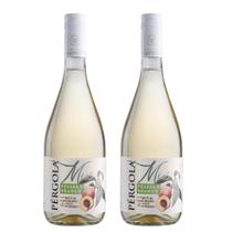 Cooler De Pêssego Com Vinho Branco Pérgola 750ml Kit 2 Un