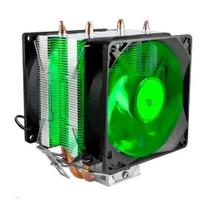 Cooler Duplo Cpu Dual Pc Intel Amd 775 1151 1155 Am4 Am3 Dex DX-9100D Verde