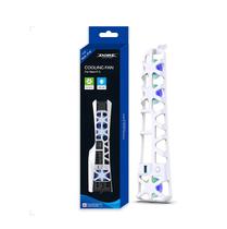 Cooler Externo Ventilador Com Led Compatível Com Playstation 5 Slim Ps5 Slim Branco