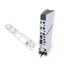 Cooler Externo Ventilador Ps5 Slim Disco Digital Resfriamento Dobe TP5-3538S Fan Usb Led