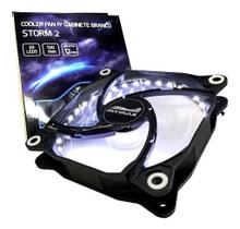 Cooler Fan 120mm Storm 2 - Preto Led Branco - Mymax