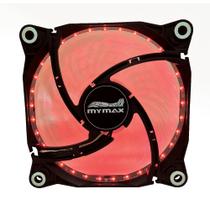 Cooler Fan 120mm Storm II - Preto LED Vermelho - MYMAX Cooler Fan 120mm Storm II - Preto LED Vermelho - MYMAX