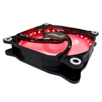 Cooler Fan 120mm Storm II - Preto LED Vermelho MYMAX Cooler Fan 120mm Storm II - Preto LED Vermelho MYMAX