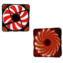 Cooler Fan 120mm Vermelho 16 LEDs F20 OEX GAME