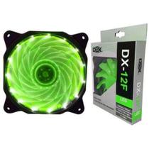 Cooler Fan 14 Led Verde 12cm 120x25 120mm 2 Plugs Dx-12f - Dex