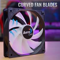 Cooler Fan Aerocool Molex Frost 12, RGB, 120mm, para PC, Preto - 68539
