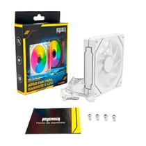 Cooler Fan ARGB Revenger, 120mm, Efeito Infinity, Silencioso, 3 Pinos, 1300 RPM, Branco - G-VR351