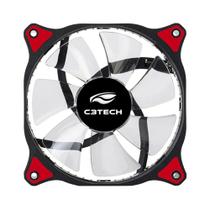 Cooler Fan C3Tech Storm 12cm Com LED Vermelho F7-L130RD - C3Tech