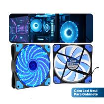 Cooler FAN com LED para Gabinete e CPU Super Silencioso Alta Eficiência