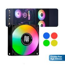 Cooler FAN de LED RGB para Gabinete e CPU Super Silencioso Alta Eficiência Cooler FAN de LED RGB para Gabinete e CPU Super Silencioso Alta Eficiência