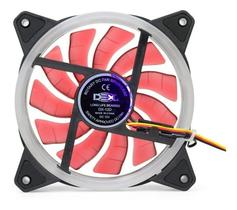 Cooler Fan Dupla Face 120mm C/ 30 Leds Vermelho Dex Dx-12d