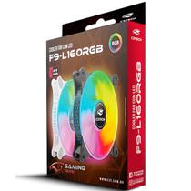 Cooler FAN F9-L160WH RGB 12CM C3TECH Gaming
