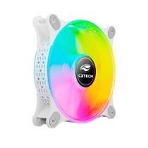Cooler Fan Gamer 120mm ARGB 6 Pinos 12V DC F9-L170RGB Branco