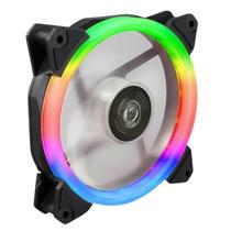 Cooler Fan Gamer Led RGB Raibow 120mm 12cm Ventoinha Gamer RGB Led Molex CPU PC Gamer Led