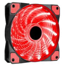 Cooler Fan Gamer Led Vermelho 120mm 12cm Ventoinha Gamer Vermelho Led Molex CPU PC Gamer Led