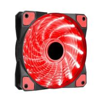 Cooler Fan Gamer Led Vermelho 120mm Ventoinha Gamer Vermelho Led Molex