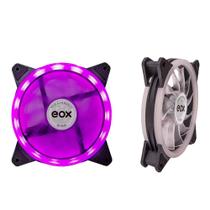 Cooler Fan Led 120mm Eox Dual Led Gabinete Pc Gamer