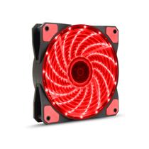 Cooler Fan Led 120mm Master Vermelho 12 X 12 Cm 12v Molex