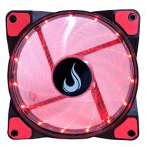 Cooler Fan Led 120mm P/gabinete Cpu 12cm Pc Gamer WIND VERMELHO RM-WN-01-BR