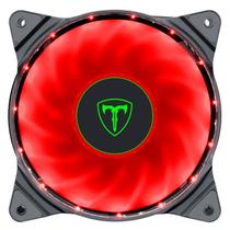 Cooler fan led 120mm vermelho t-dagger ventoinha pc gamer